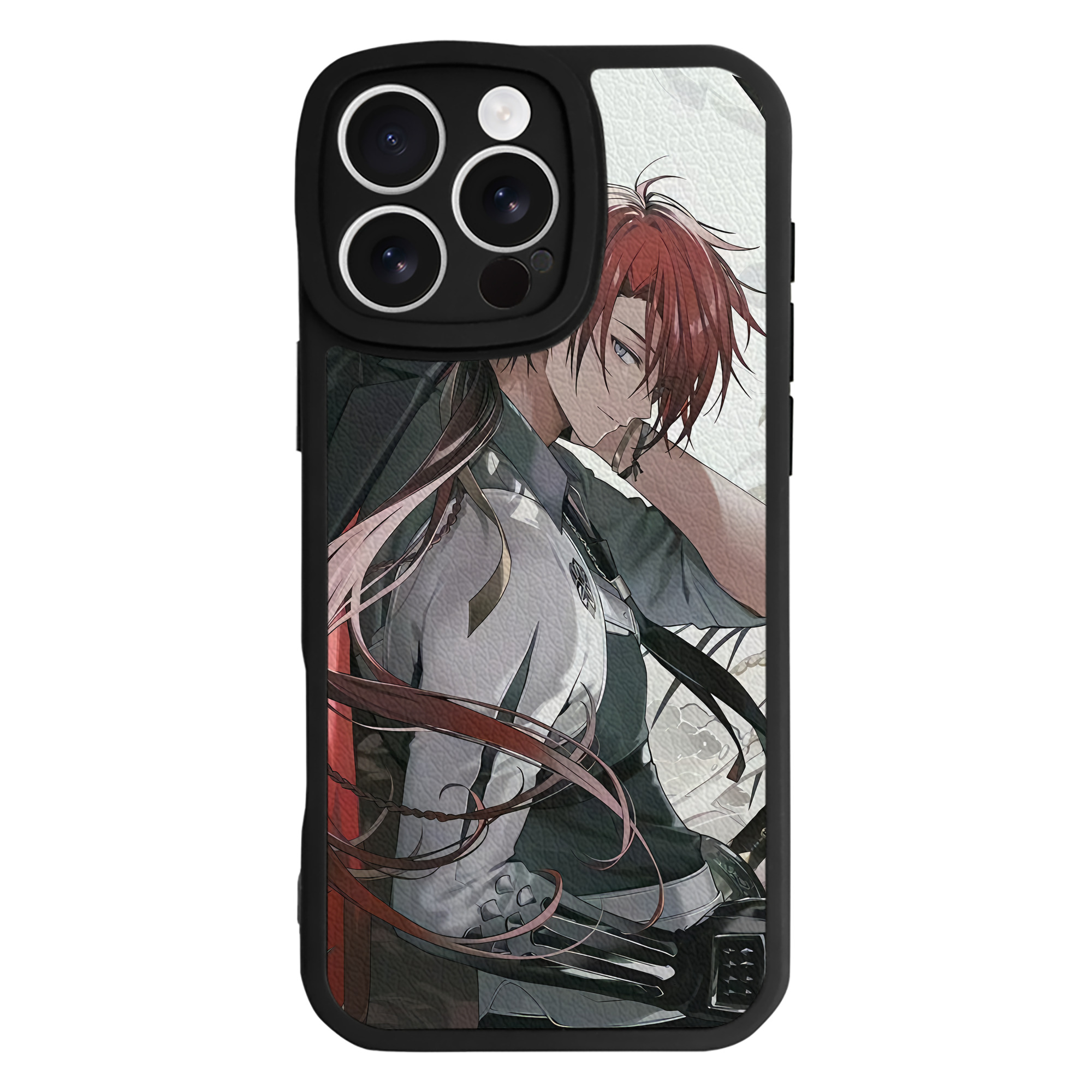 （画像用） 刀剣乱舞 Touken Ranbu 【iPhone 16シリーズ対応】シリコンスマホケース（レザー調） 材質：シリコン